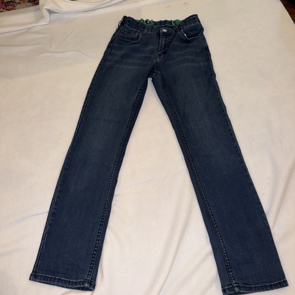 Levi's 511 Boys Blue Jeans Size 14 Reg Blue Denim 27 x 29 Adjustable Waist